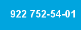 922 752-54-01